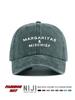 Margaritas & Mischief Graphic Print Baseball Cap Casual Retro Adjustable Sun Hat