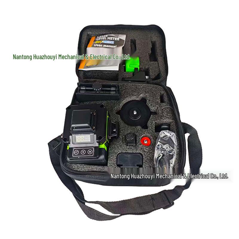 

High-Precision 16-Line Cross-Laser Level with Infrared Rangefinder and Outdoor Strong Light Compatibility 12-line