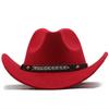 Unisex Adults Woolen Western Cowboy Hat