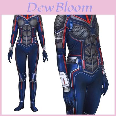 Wykwintny Obcisły Kostium Superbohatera Ant-man Wasp Cosplay Dla Dzieci I Dorosłych