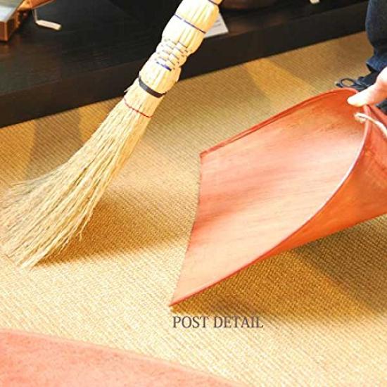 Denbei Large Broom Lazy Broom Set [Shirokiya Shoten] + Long-handled