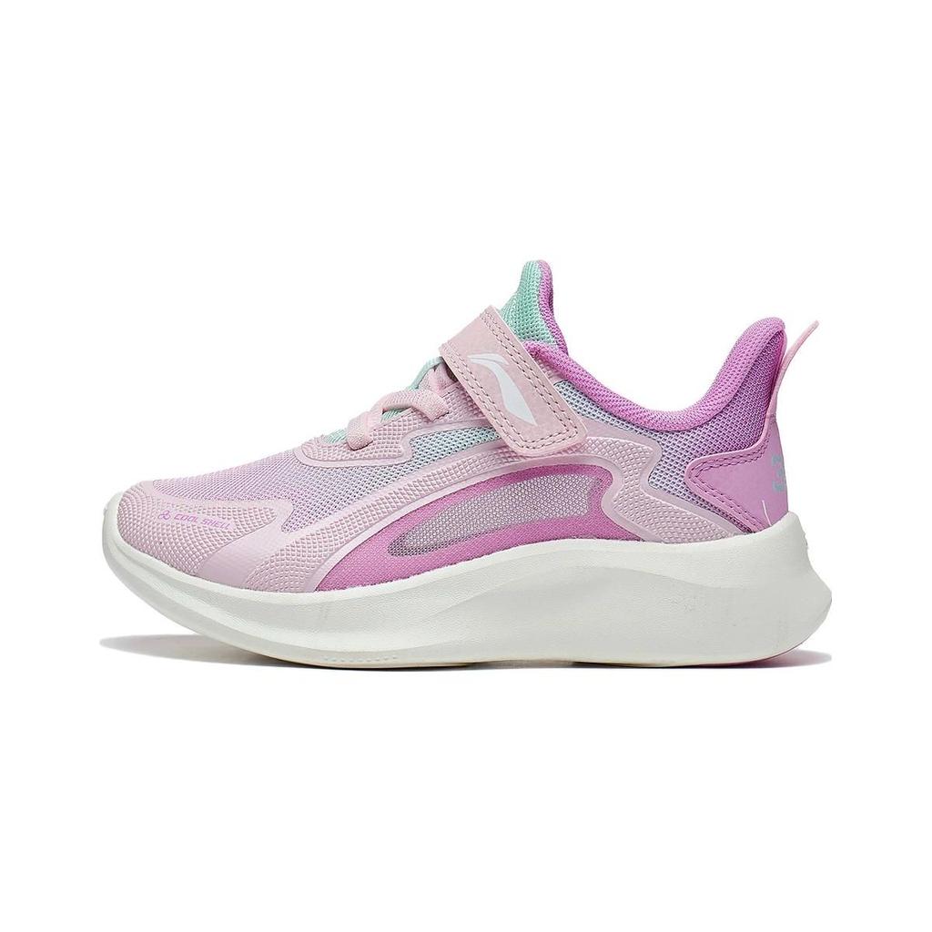Li Ning Kids Non-Slip Wear-Resistant Casual Shoes Kids Shoes Pink Purple YKNT058-2
