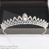 Silver Color Crown and Tiara Hair Accessories for Women Wedding Accessories Crown for Bridal Crystal Rhinestone Diadema Tiara