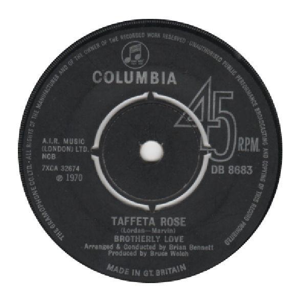 7inch Record MACARTHUR PARK Taffeta Rose DB8683 Columbia 1970 UK Pop Used