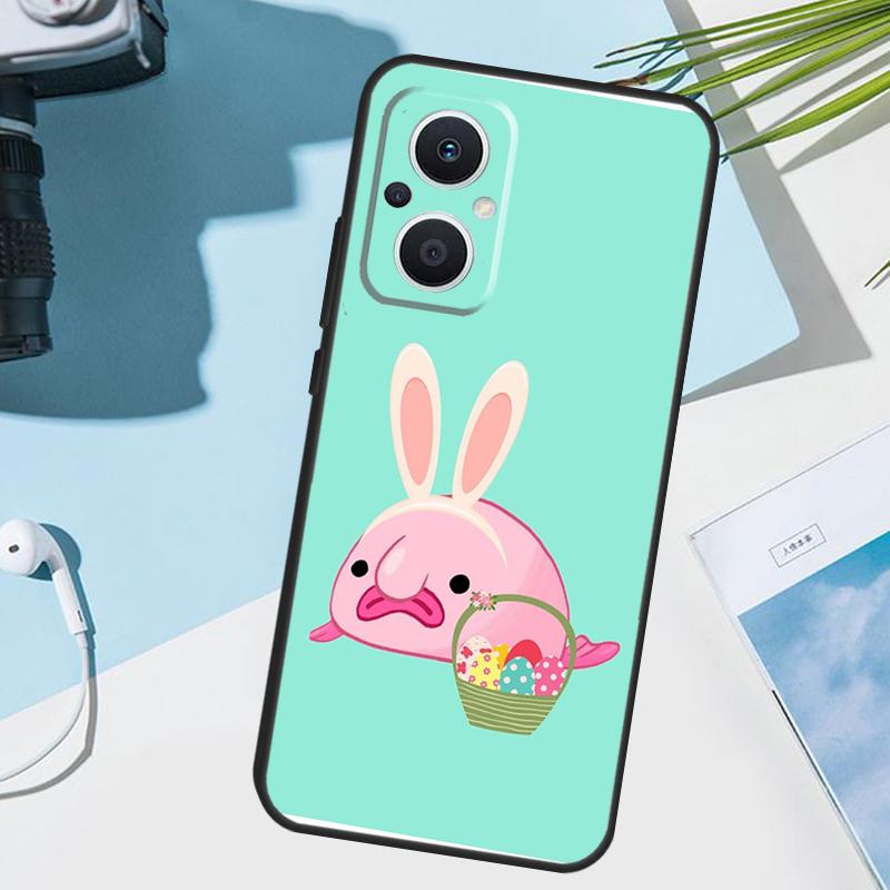 Cute Blobfish Cover For OPPO Reno 12F 11F 13F 14F 8T 7 8 Lite 10 11 12 13 14 OPPO Find X9 X8 X6 X5 Pro Case