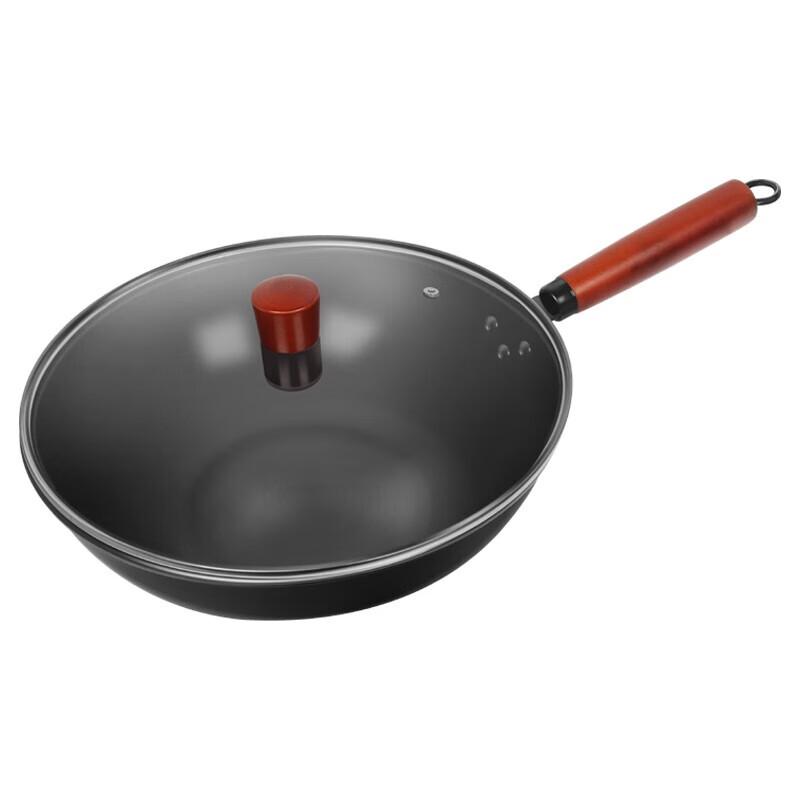 EFULLOT Nitrided Cast Iron Non-stick Wok