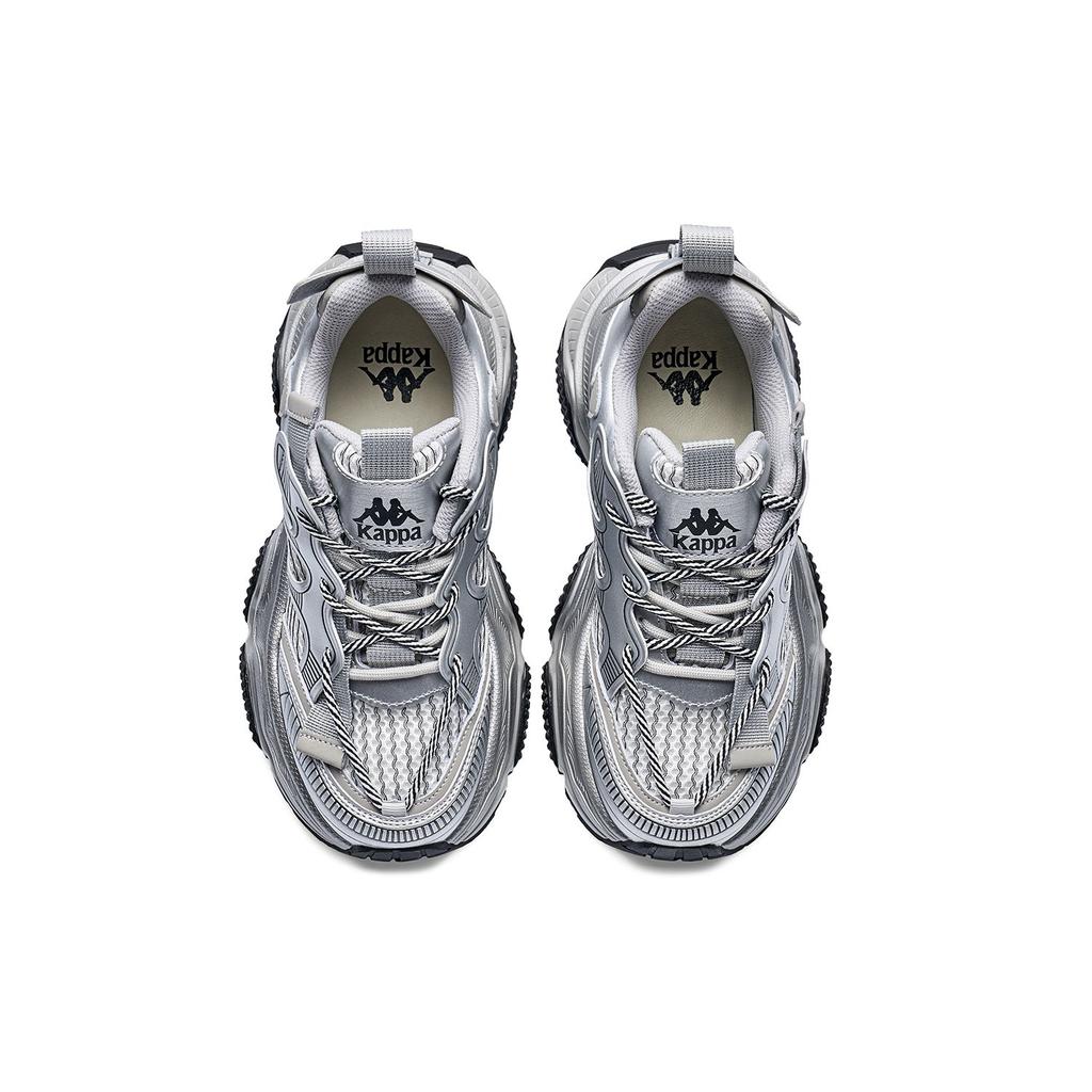 Kappa Planet Desert Island Series Summer Breathable Mesh Lightweight Thick Sole Casual Versatile Y2K Retro Low Top Running Shoes K0E25MC62J-149