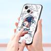 Cartoon Cute Cosmonaut Phone Case Cover for iPhone 17 16 15 14 13 12 11 Pro Max 17 Air Plus Shockproof Soft TPU Shell Fundas Bag