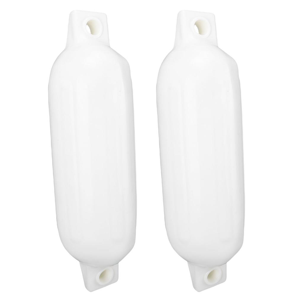 Aufblasbarer Bootsfender PVC Leicht Tragbarer Bootsanlegefender mit Schwarzem Seil für Yachtschiffe