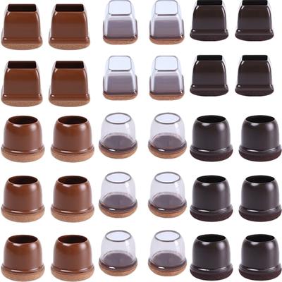 8 τεμ. Καλύμματα Ποδιών Καρέκλας Σιλικόνης με Αίσθηση στο Κάτω Μέρος Αντιολισθητικά Πατάκια για Πόδια Τραπεζιού Ελαστικά Μαλακά Προστατευτικά Πέλματα Επίπλων Προστασία Δαπέδου