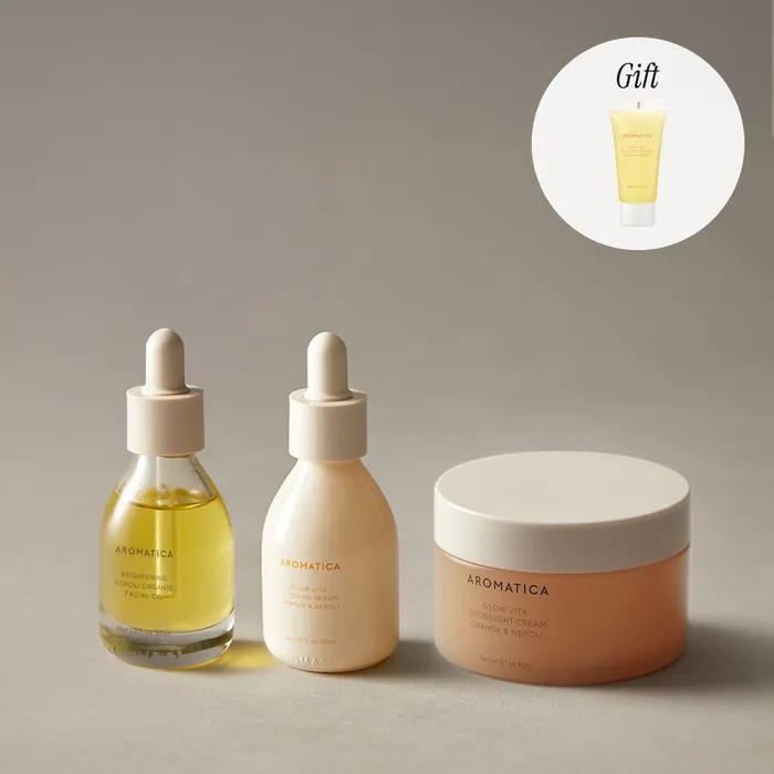 [Blemish Relief]_Brightening Skincare Set (Oil & Cream & Serum)