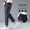 Men's Summer 2024 Linen-Feel Ice Silk Loose Casual Pants