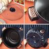 Multifunctional Electric Hot Pot & Frying Pan for Steaming, Stewing, and Noodle Cooking - Perfect for Dorms