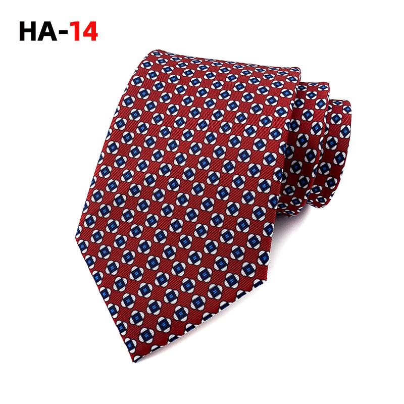 Mode Retro Druck Imitation Seide Stoff Herren Krawatte