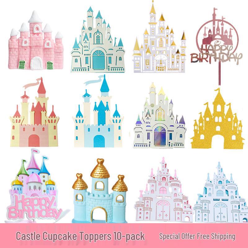 Princess and Prince Ferris Wheel Cake Topper for Birthday Decoration