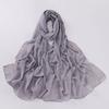 New Pearl Chiffon Flower Rhinestone Beaded Scarf For African Women