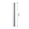LANGZHIWEN Fine Thread Thickened Stainless Steel Basin Drain Extension Pipe