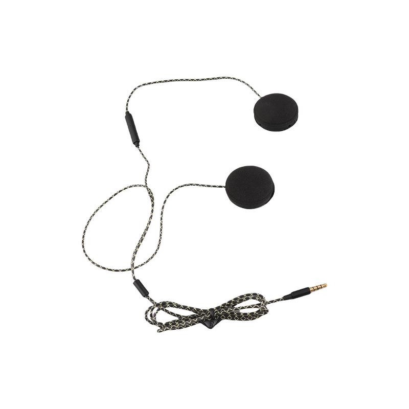 Helmet Headset For Motorcycle 3.5mm Jack 120cm Cable IOS Android Support Clear Communication For Riding