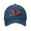 Megumi Besto Friendo Jujutsu Kaisen Sukuna Anime Gewaschene Jeans-Kappe Lässige Baseballkappen Mütze Sommer Unisex Baseballkappen