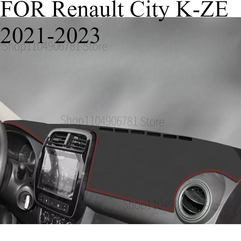 FOR Renault City K-ZE - Car Dash Mat Dashmat Dashboard Mat Cover Sun Shade Dash Board Cover Carpet Accessories