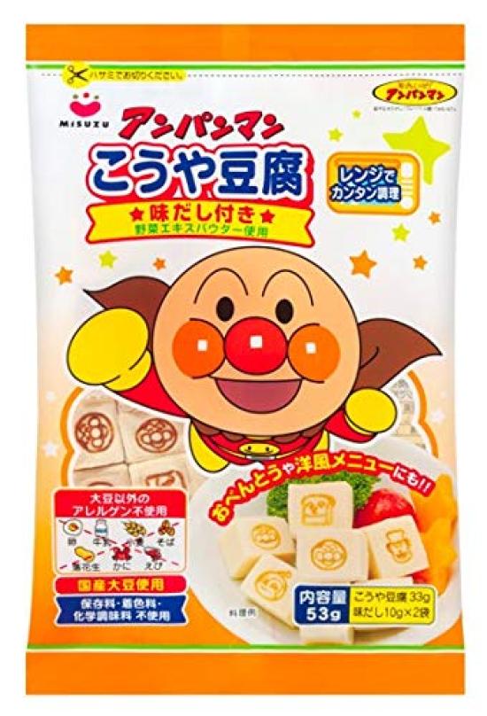 Misuzu Corporation Anpanman Koya Tofu 53g X 5 Packs