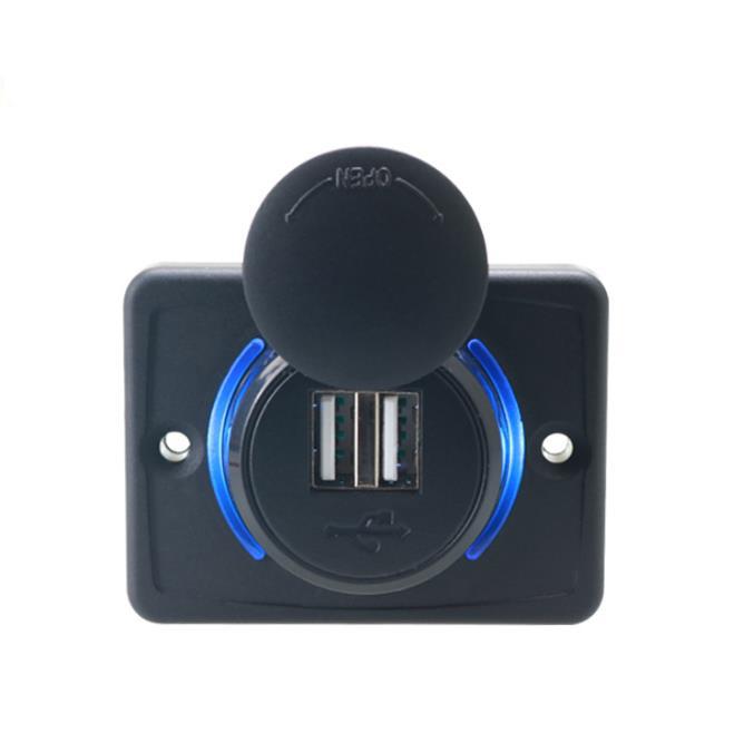 

12V Vehicle USB Charger 5V3.1A for Car/RV - Compatible with Apple and Android Phones