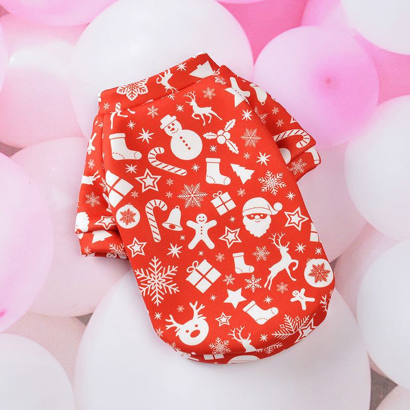 Weihnachten Kleiner Hund Hoodie Mantel Winter Warm Haustierkleidung für Bulldogge Chihuahua Hund Sweatshirt Welpe Katze Pullover Haustiere