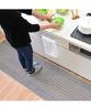 Kitchen Mat That Folds Up Small and Is Easy To Yutosei Herringbone 60 X 180 Green [Nissen] Japanese-made Wash, (approx.) Cm,
