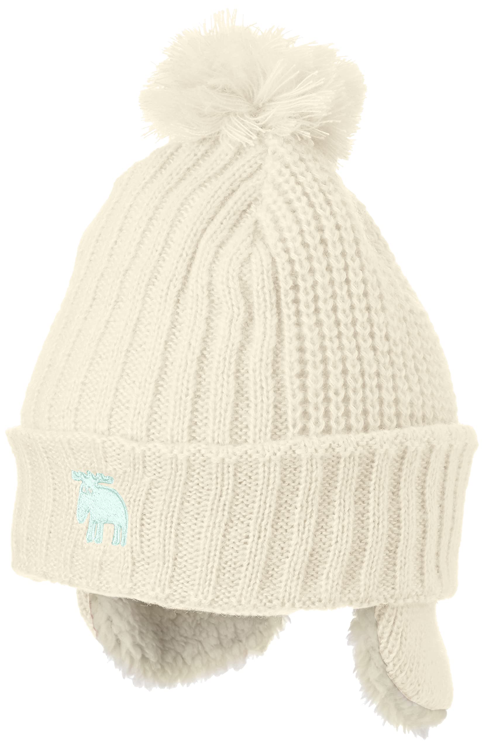 

Mozu Kids Knit Sizes Cap, Fleece-Lined, Ivory, 53-55cm, 438-0051 слоновая кость