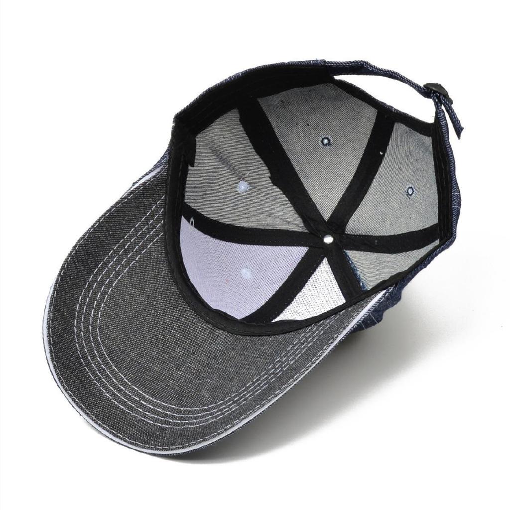 Northwood Long Brim Baseball Caps for Men Women Denim Sun Outdoor Dad Hats Solid Trucker Hats