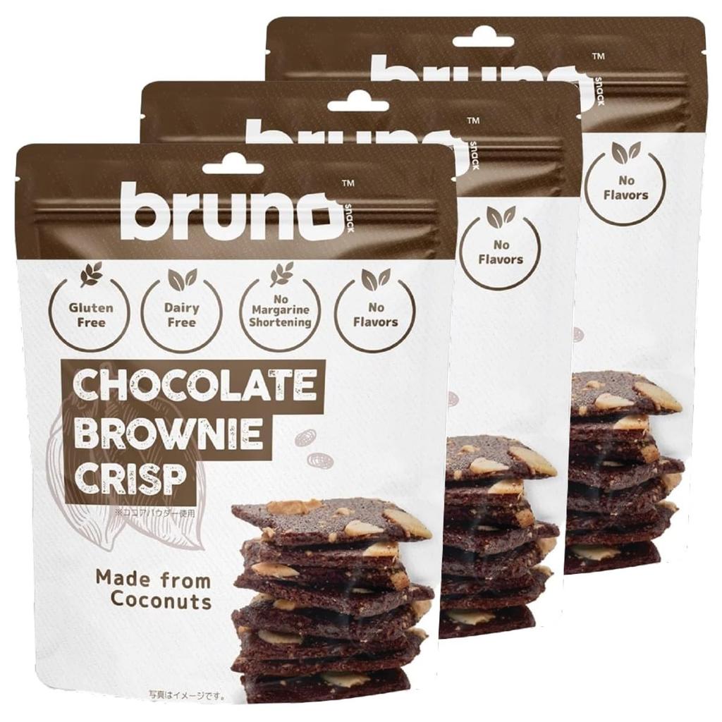 Bruno Crispy Brownie Chocolate 60g x 3 bags Brownie,