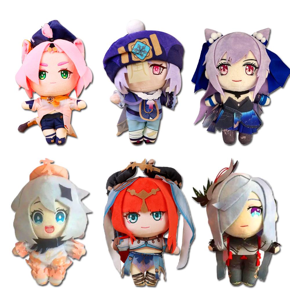 Genshin Impact Plush Anime Wriothesley Neuvillette Lyney Furina Clorinde Tartaglia Stuffed Plushies Dolls Toys Fans Collection