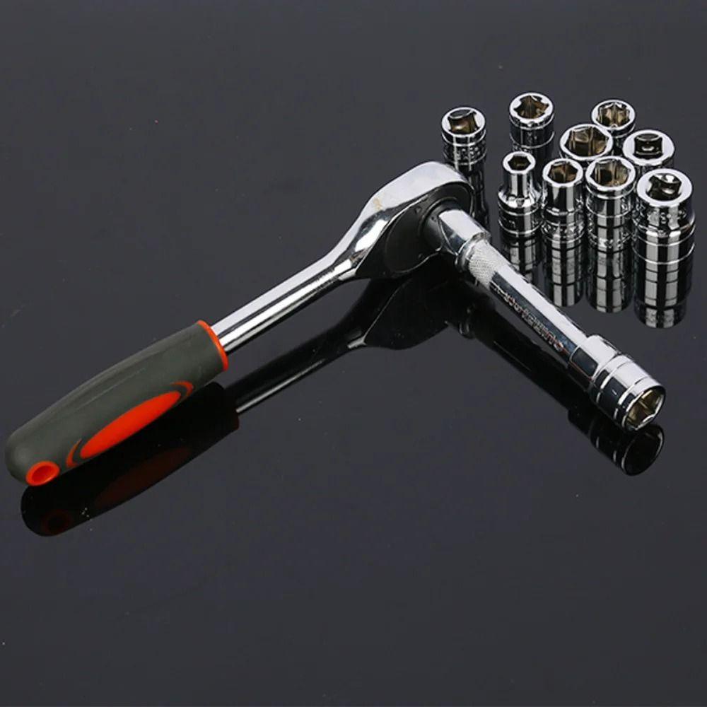 12Pcs/Set Car Boat Auto Repair Tools Torque Ratchet Wrench Sleeve Quick Wrench Spanner