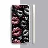Sexy Lip Pattern Phone Case For IPhone 17 16 15 14 Plus 13 12 11 Pro MAX Air Screen Protector Casing Shockproof Cover