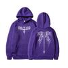 Death Wings Print Zipper Hoodie Men Women Gothic Y2k Jacket Hoodies Casual Sweatshirt Coat Streetwear Winter Autumn