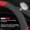 For Chevrolet Cruze Bolt Aveo Spark Onix capti Cavalier Carbon fiber Suede Microfiber Car Steering Wheel Cover Auto Accessories