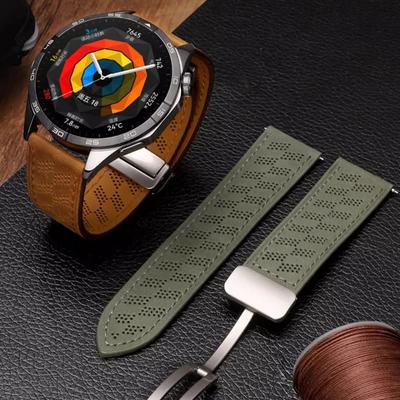 Magnetic Strap for Huawei GT 5 4 3 Pro 43 46mm Leather Band for Samsung Galaxy Watch 7 4 5 6 40 44mm Classic Bracelet 20mm 22mm