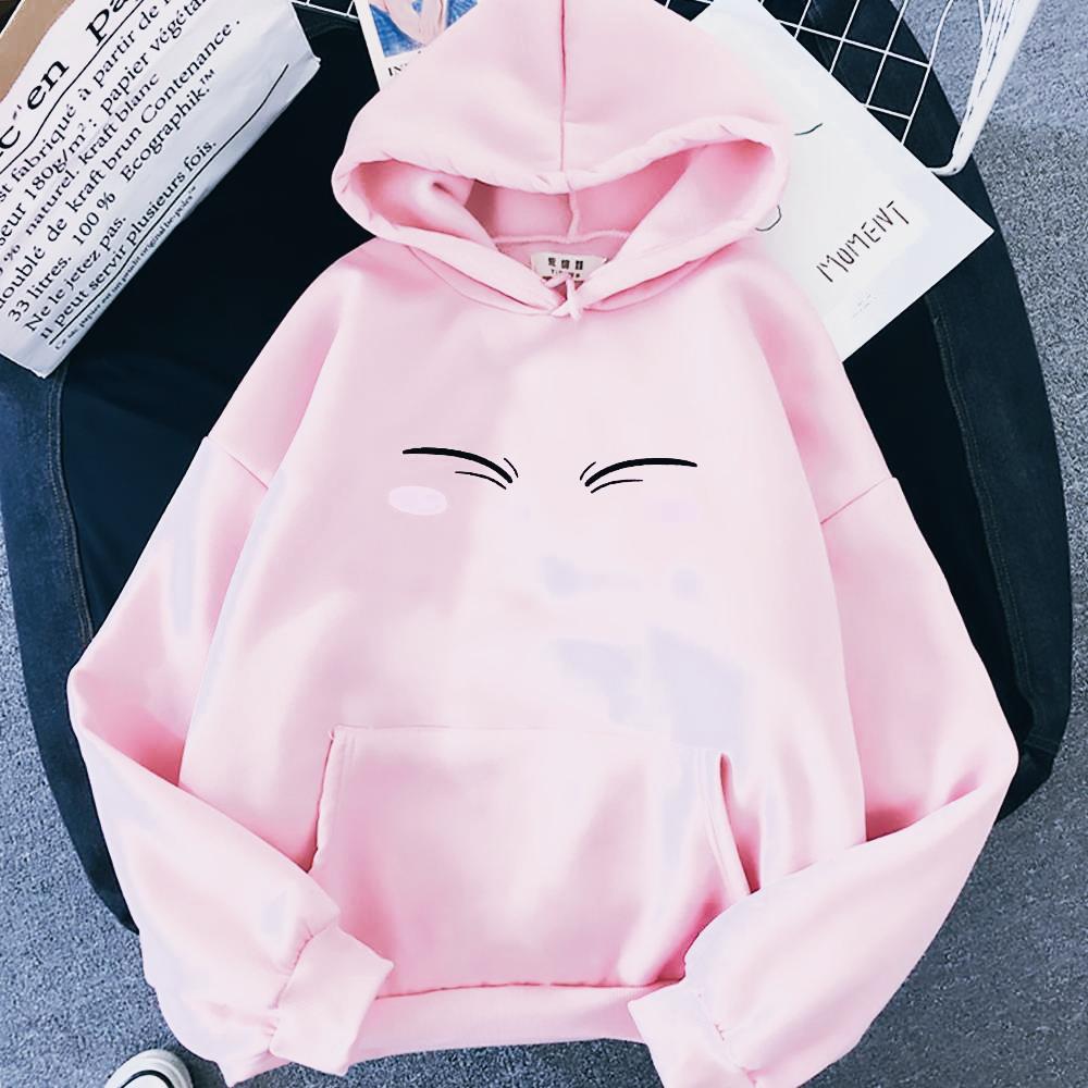 Anime Tensei Shitara Slime Datta Ken Shy Slime Fuuny Graphic Printed Hooded Men Women Casual Hoodies Harajuku Unisex Sweatshirt