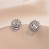 Necklace Women's Japanese and Korean Rotating Micro Inlaid Zircon Rotating Fashion Set Clavicle Chain Necklace Jewelry