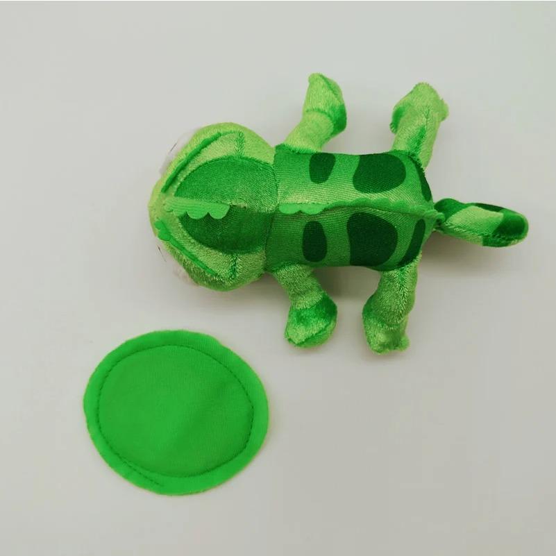 Neue 15cm Pascal Rapunzel Chamäleon Plüschpuppe Stofftiere Schulter Plüschpuppe Magnet Eidechse mit Scheibenfuß Spielzeug Kindergeschenk