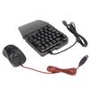 Keyboard Mouse Converter Set Wired RGB Mechanical Keyboard Mouse Adapter Combo for PS5 for PS3 for P