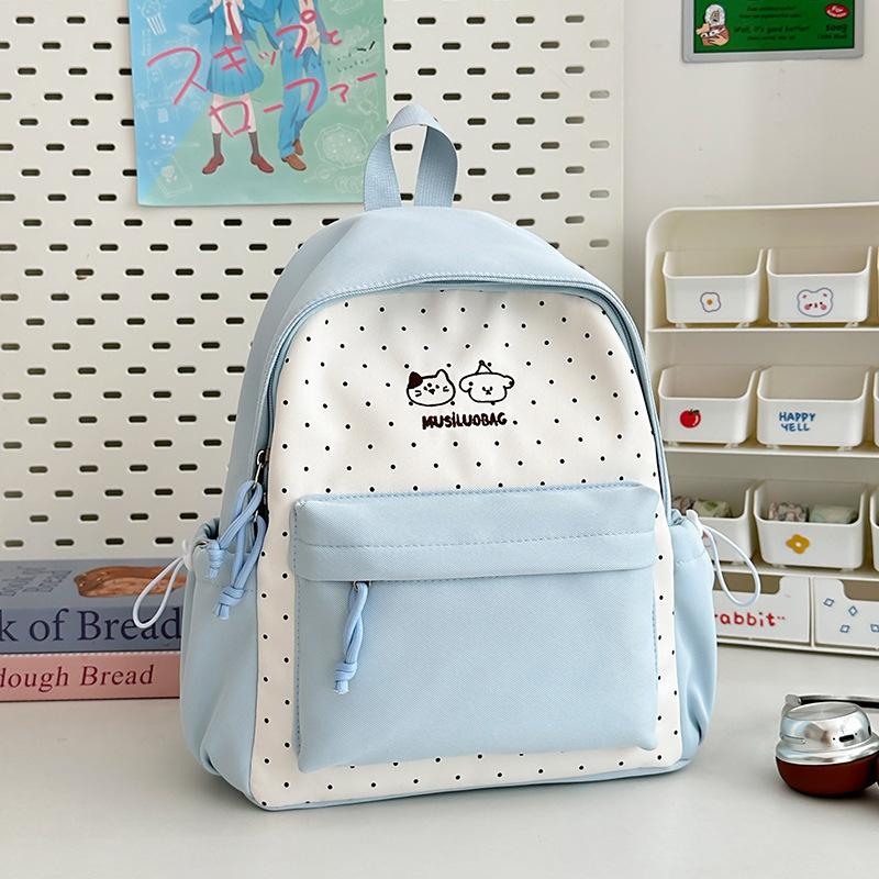 Schoolbag Japanese Ins New High-value Fresh College Style Backpack Junior High School Student Schoolbag Lightweight Large-capacity Backpack
