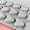 M-15 Cavities Heart Shape Silicone Baking Mold DIY Heart Chocolate Ice Making Mould Cake ToolDecor Valentine's Day Gift