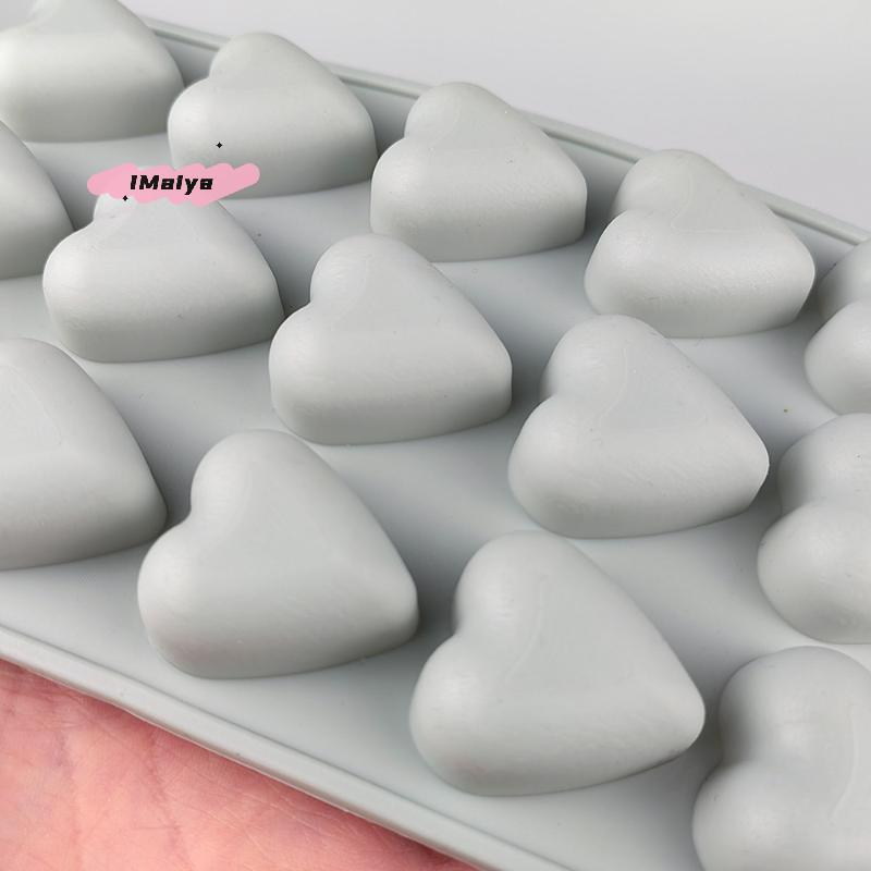 M-15 Cavities Heart Shape Silicone Baking Mold DIY Heart Chocolate Ice Making Mould Cake ToolDecor Valentine's Day Gift
