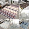 Bohemian Flannel Area Rug Non-Slip Living Room Carpet Vintage Pattern Floor Mat for Cozy Bedroom Home Decor Its Very Beautiful