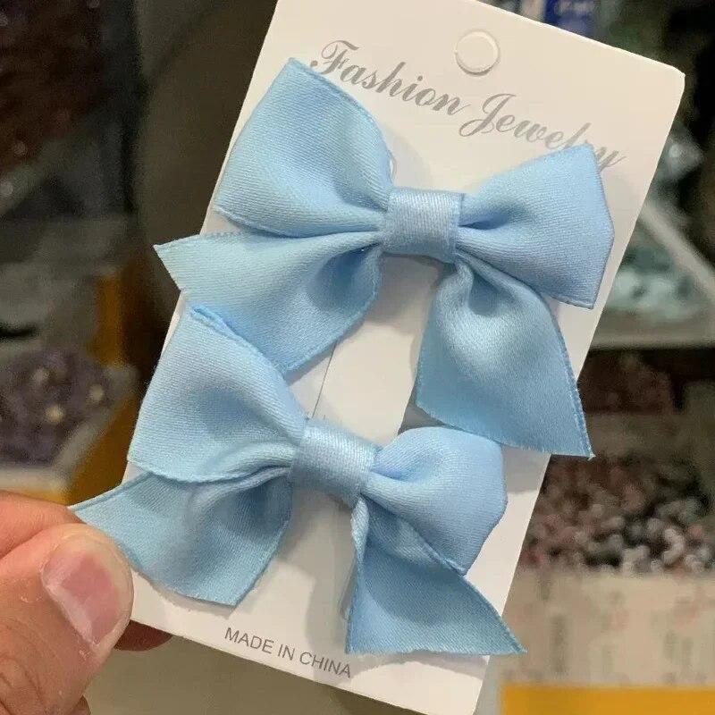 Neue 2 stücke Koreanische Kinder Bogen Haar Clips Nette Mädchen Prinzessin Braid Haar Headwear Mädchen Kinder Haar Zubehör