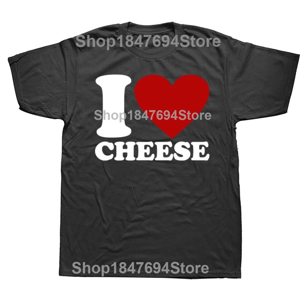 Funny I Love Cheese Graphic Tshirts Men Womens Fashion Casual Tshirt 100 Cotton Loose Oversized Vegan Fiend T Shirt