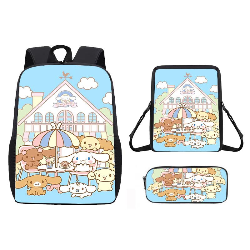 Big-Eared Dog Yugui Dog Cinnamoroll Student Schoolbag Cartoon Print Children'S Backpack