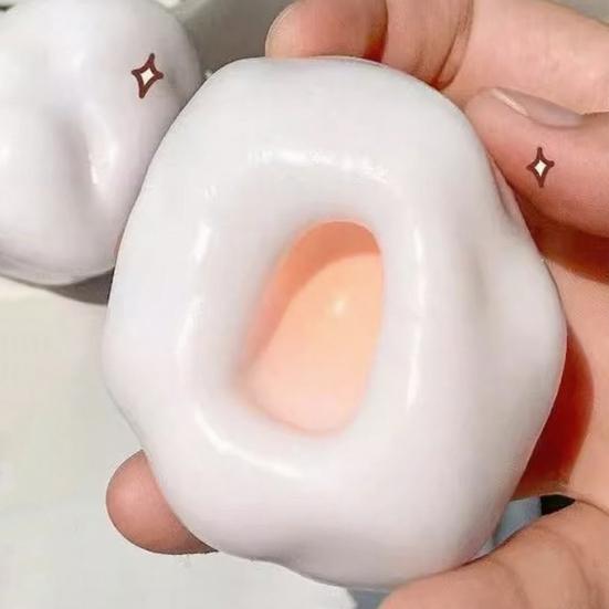 Shapeable Stress Ball Toy Anxiety Relief DIY Squeeze Ball Sensory Toy Portable Soft Stretchy Moldable Ball Pinch Fidget Toy Party