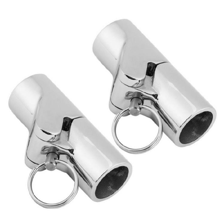 Stainless Steel Rotating Joint Coupling Connector Fitting Adapter for Boat Marine Tubing Canopies Yacht Tubing Fittings